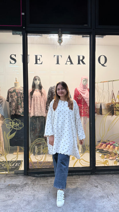 Nur Ribbon Tunic Baby Curduroy