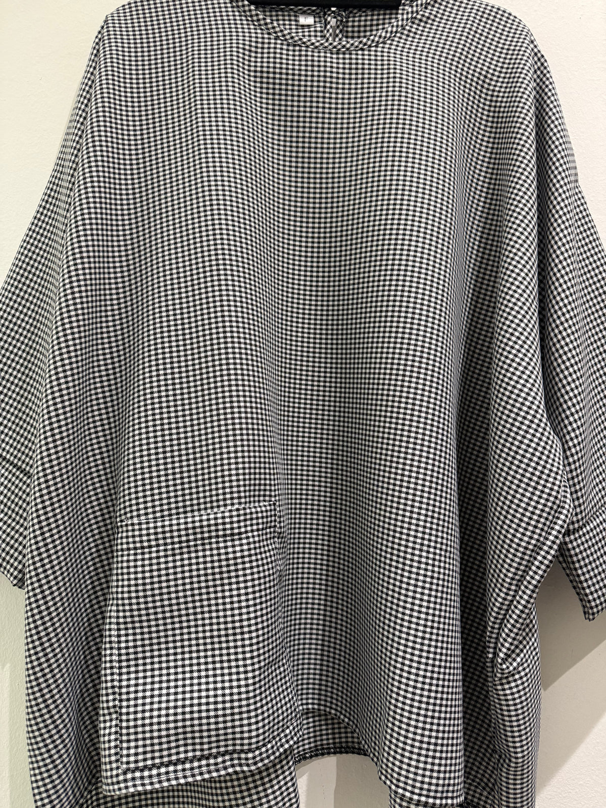 Fiora Opah Checkered Front Pocket
