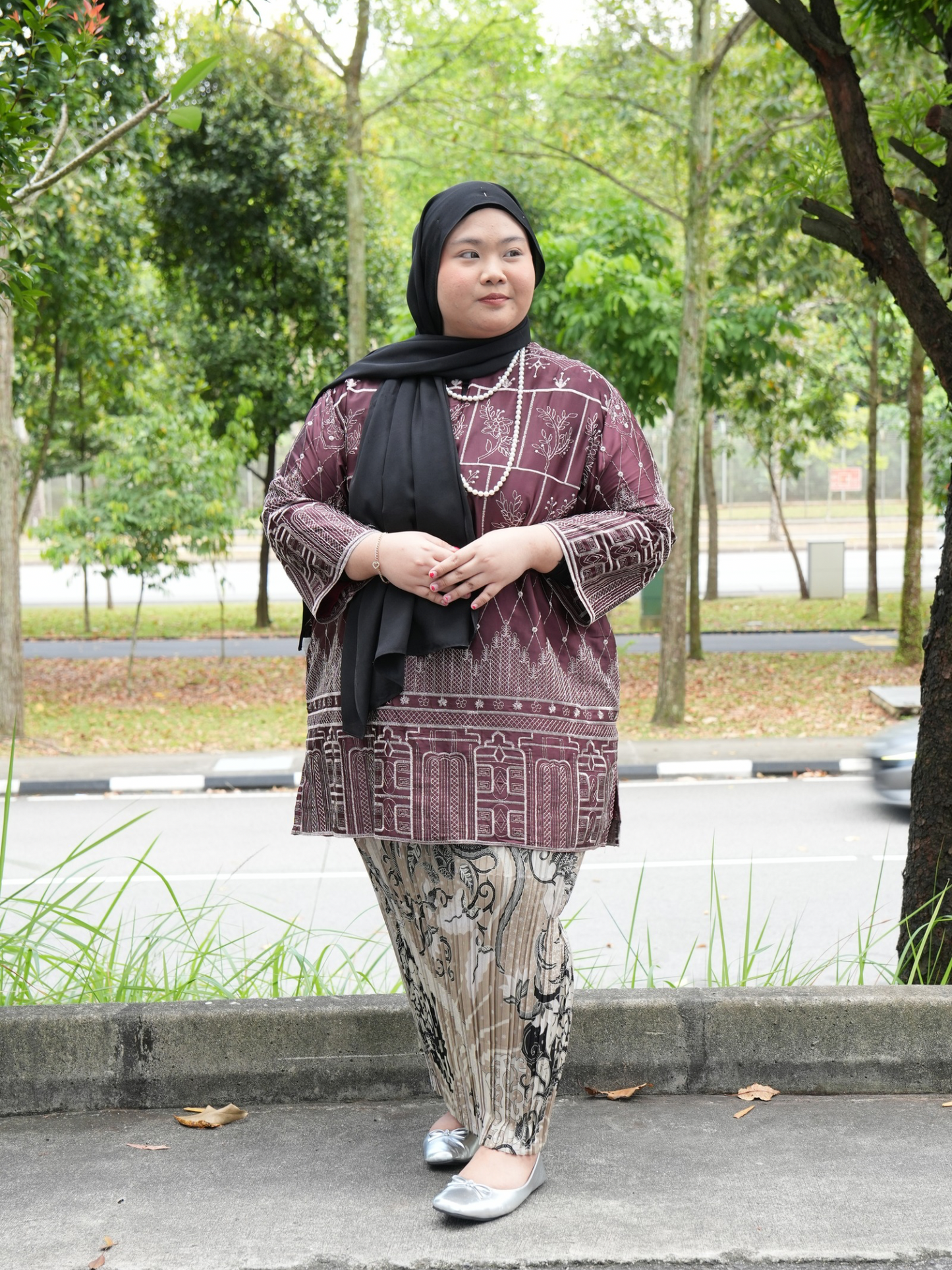 Sofea Tunic Premium Armani Silk
