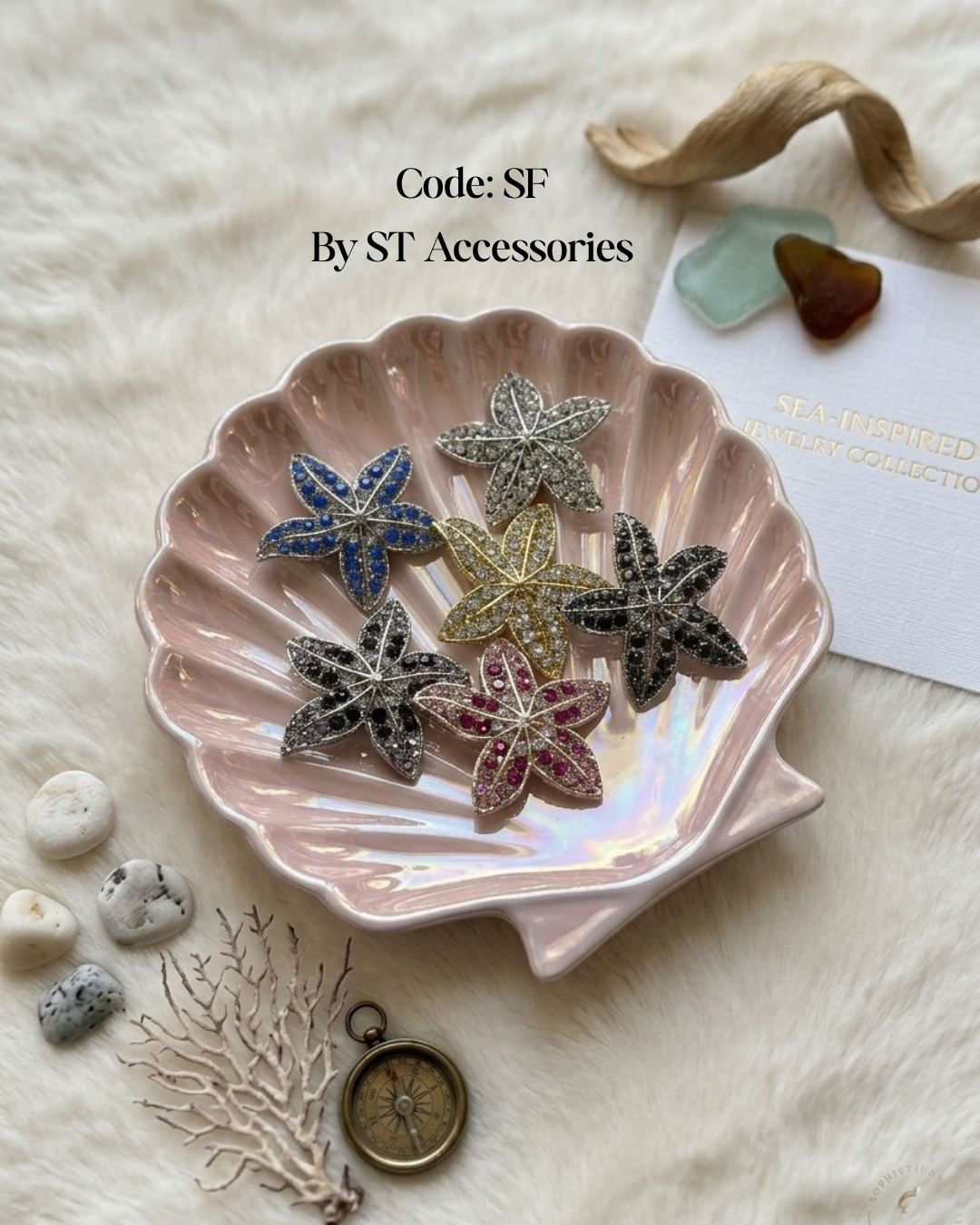Starfish Brooches