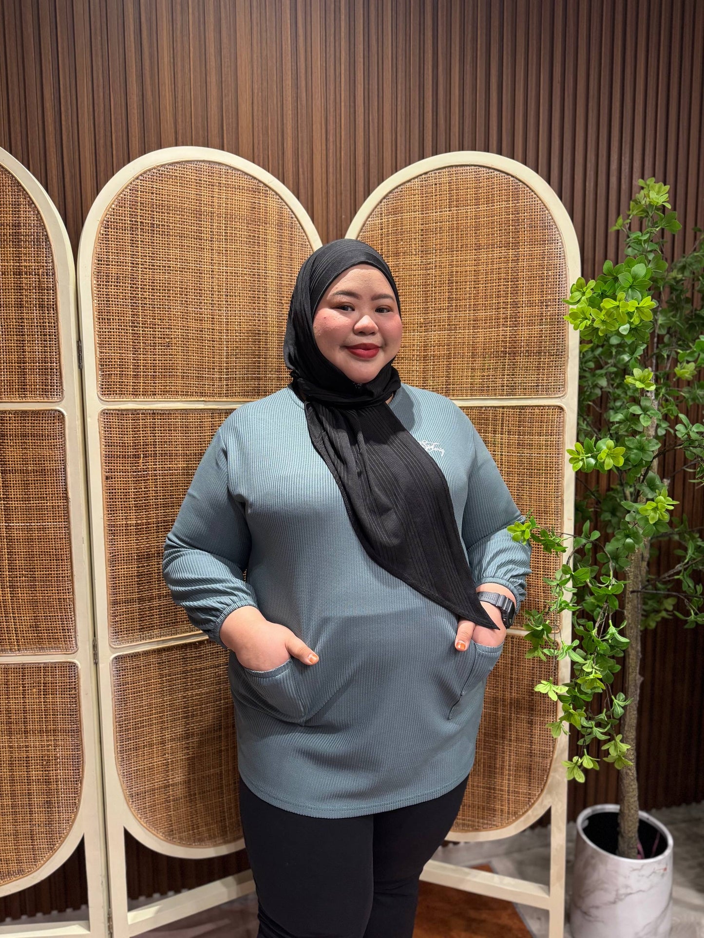 Nara Waffle Casual Top