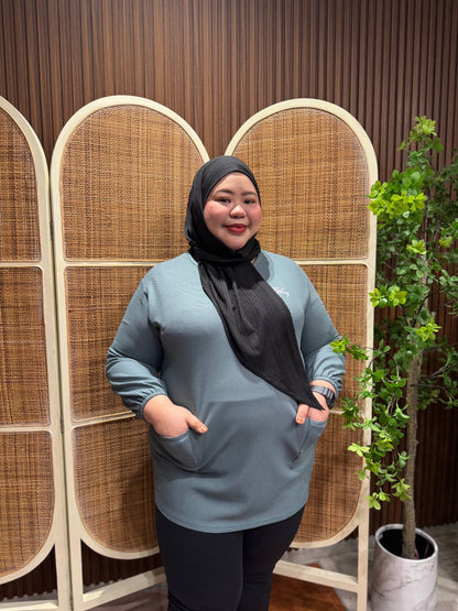 Nara Waffle Casual Top