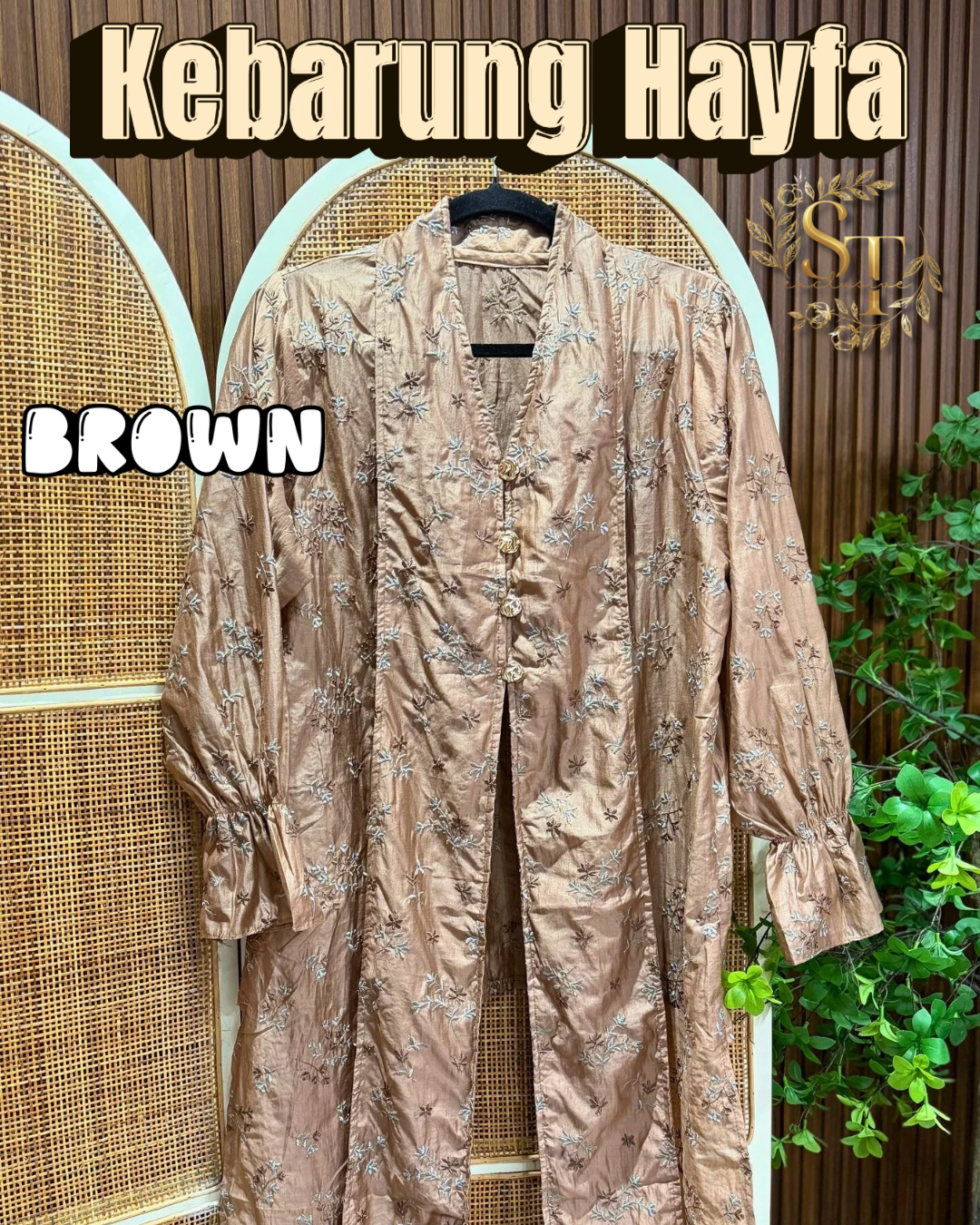 Kebarung Hayfa Premium Cotton Tie-back Top