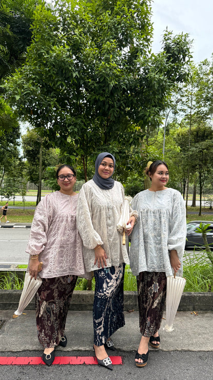 Agnes Premium Paper Silk Top With lining