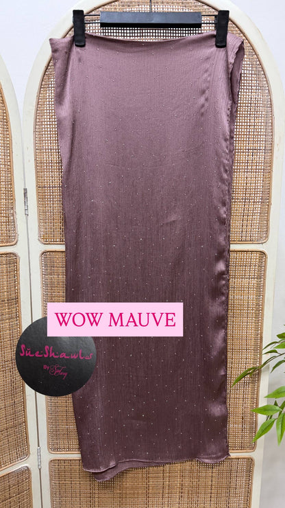 Wow shimmer shawl with small bling