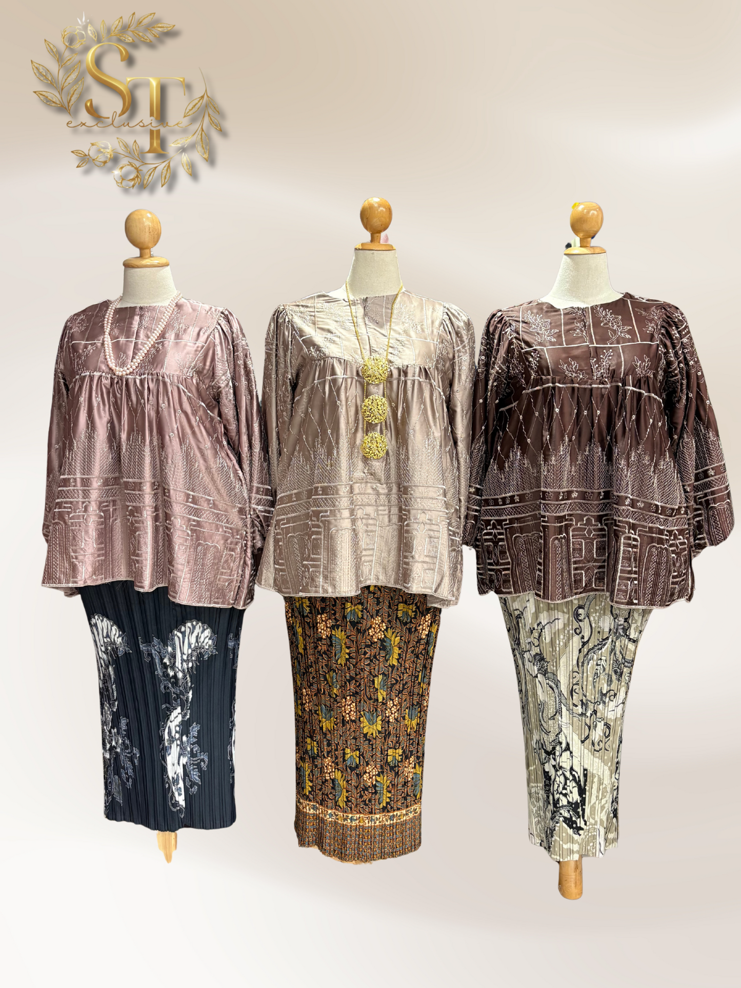 Jamie Premium Armani Eyelet Babydoll top