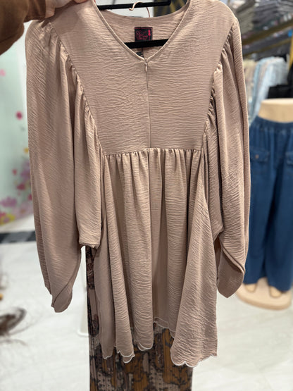 Aluna batwing Babydoll Crinkled