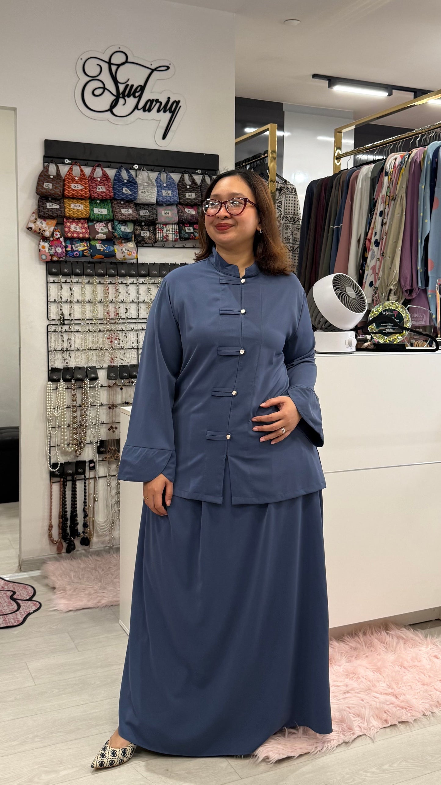 Yumi Cheongsam Barbara Silk Skirt Set