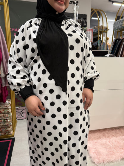 Eloise Polka Dot Raglan Dress