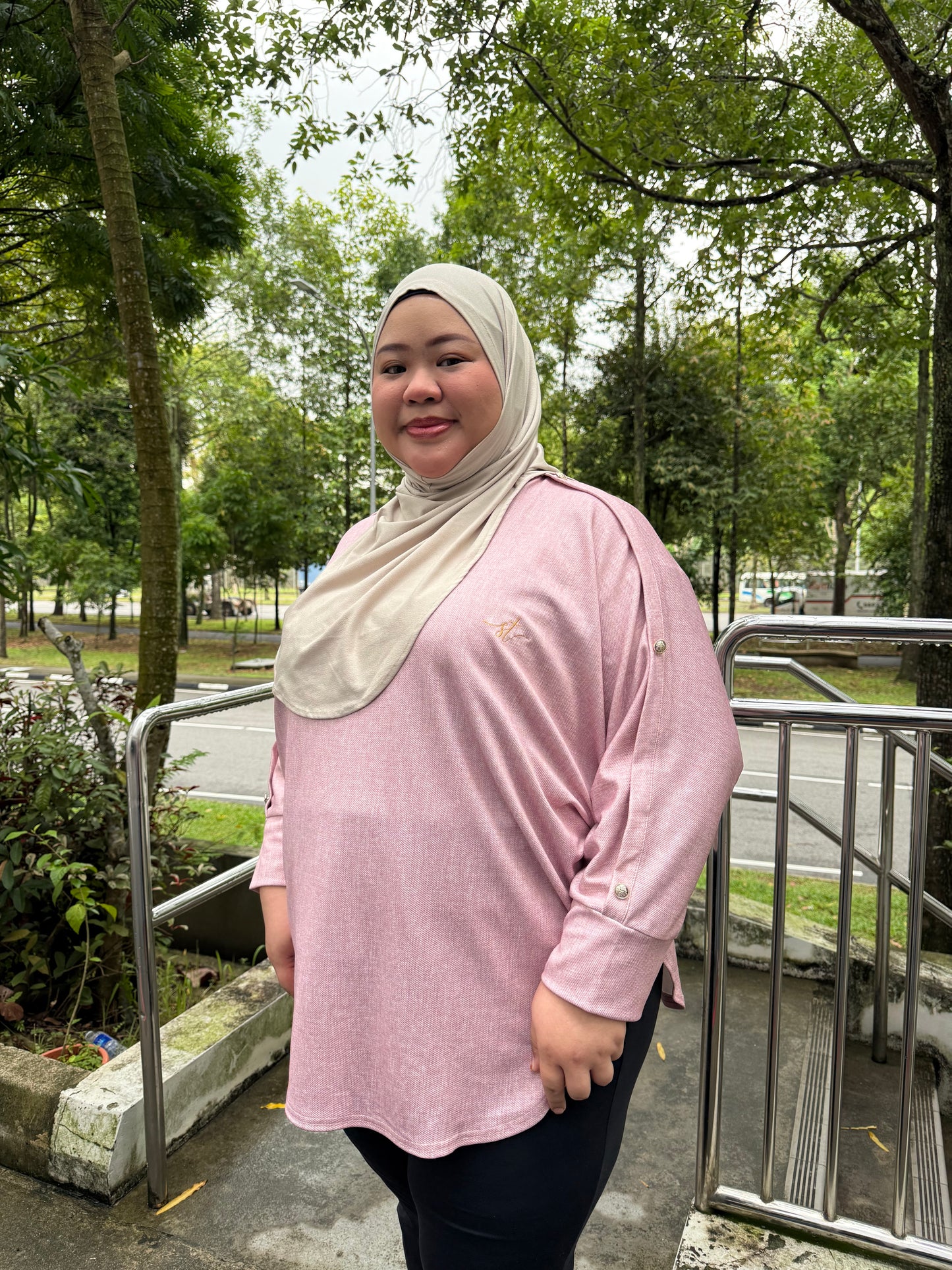 Irene Batwing With Side Buttons