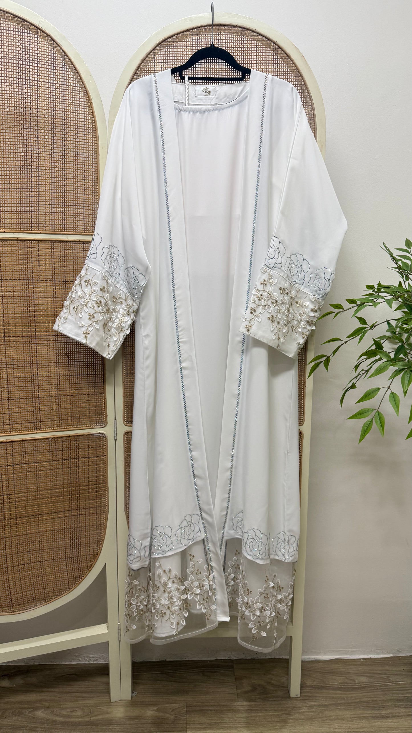 Elisya Lace 2-piece Abaya Dubai