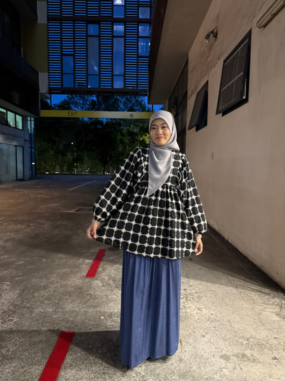 Quraisya Premium eyelet Babydoll top