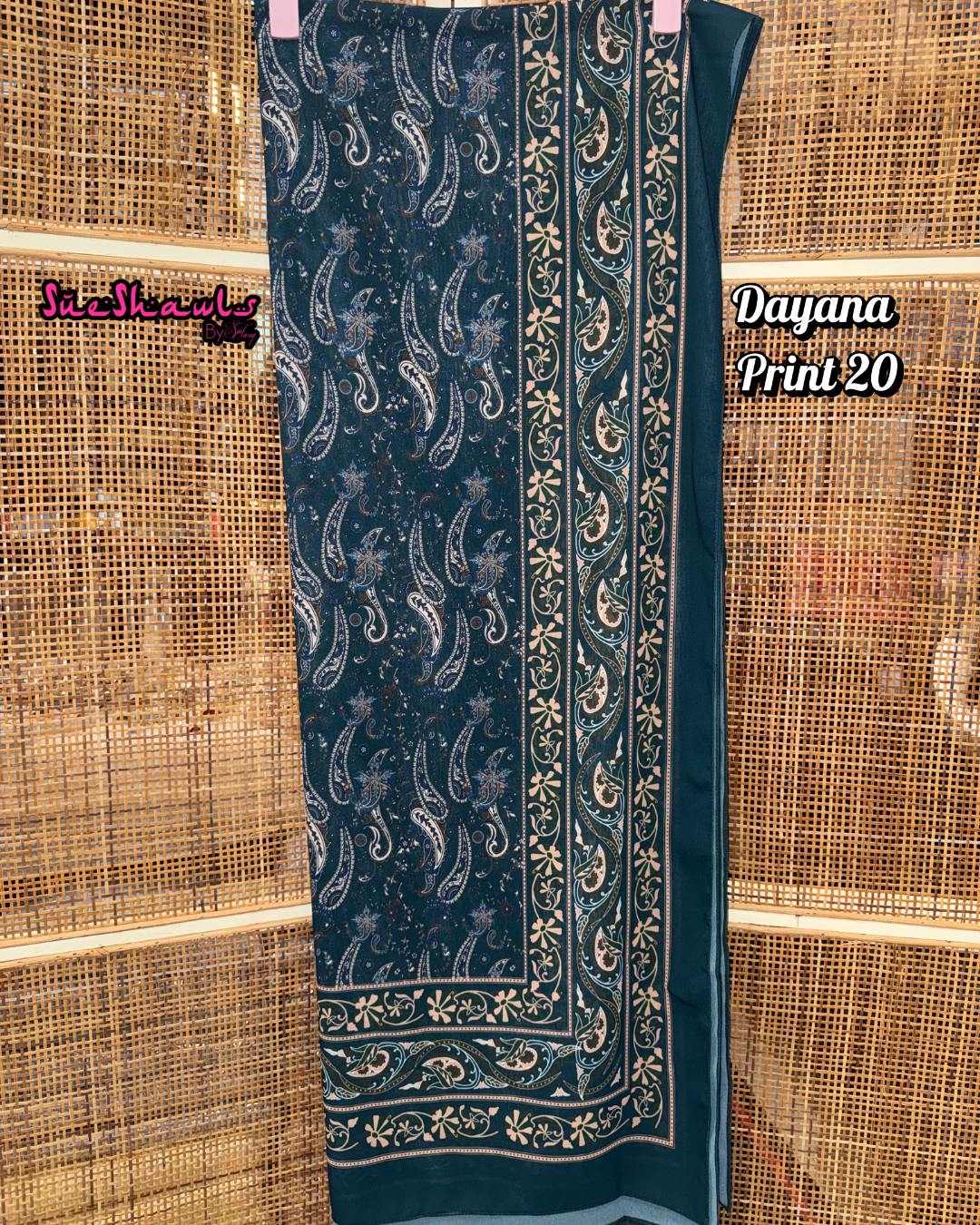 Dayana Printed 1.8M Shawl Premium Chiffon