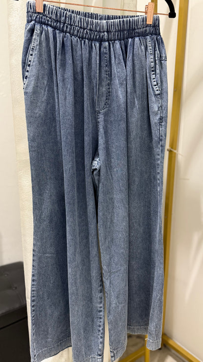 Emelyn Plain Soft denim