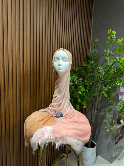 Premium chiffon Ombre Shawl