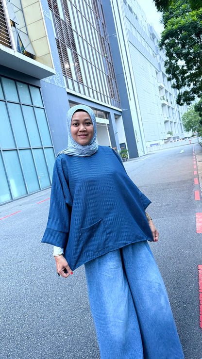 Fiora Opah Checkered Front Pocket