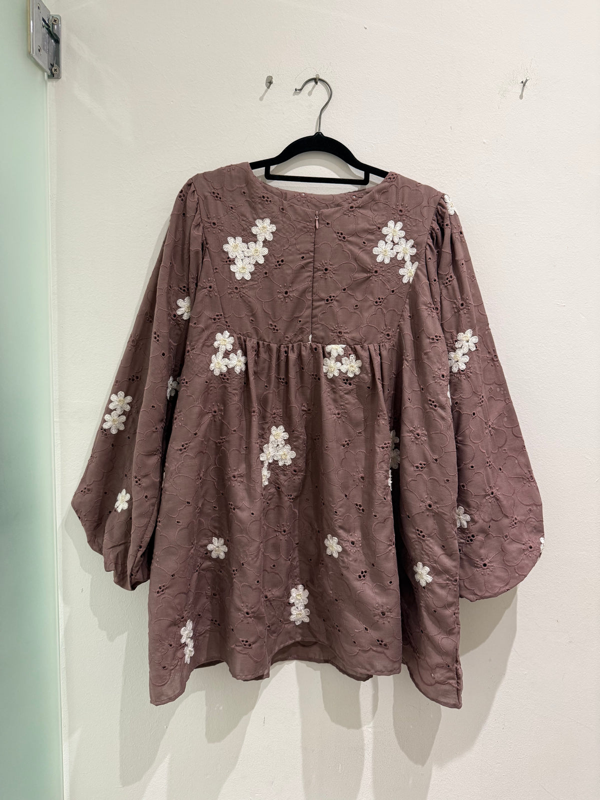 Zelora Cotton Eyelet Babydoll Top