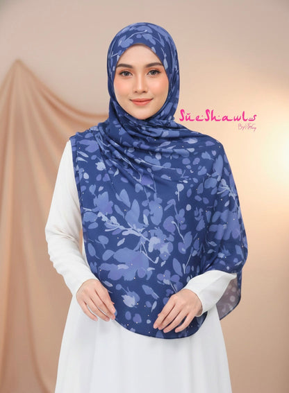 Marissa Premium Diamond Chiffon Shawl