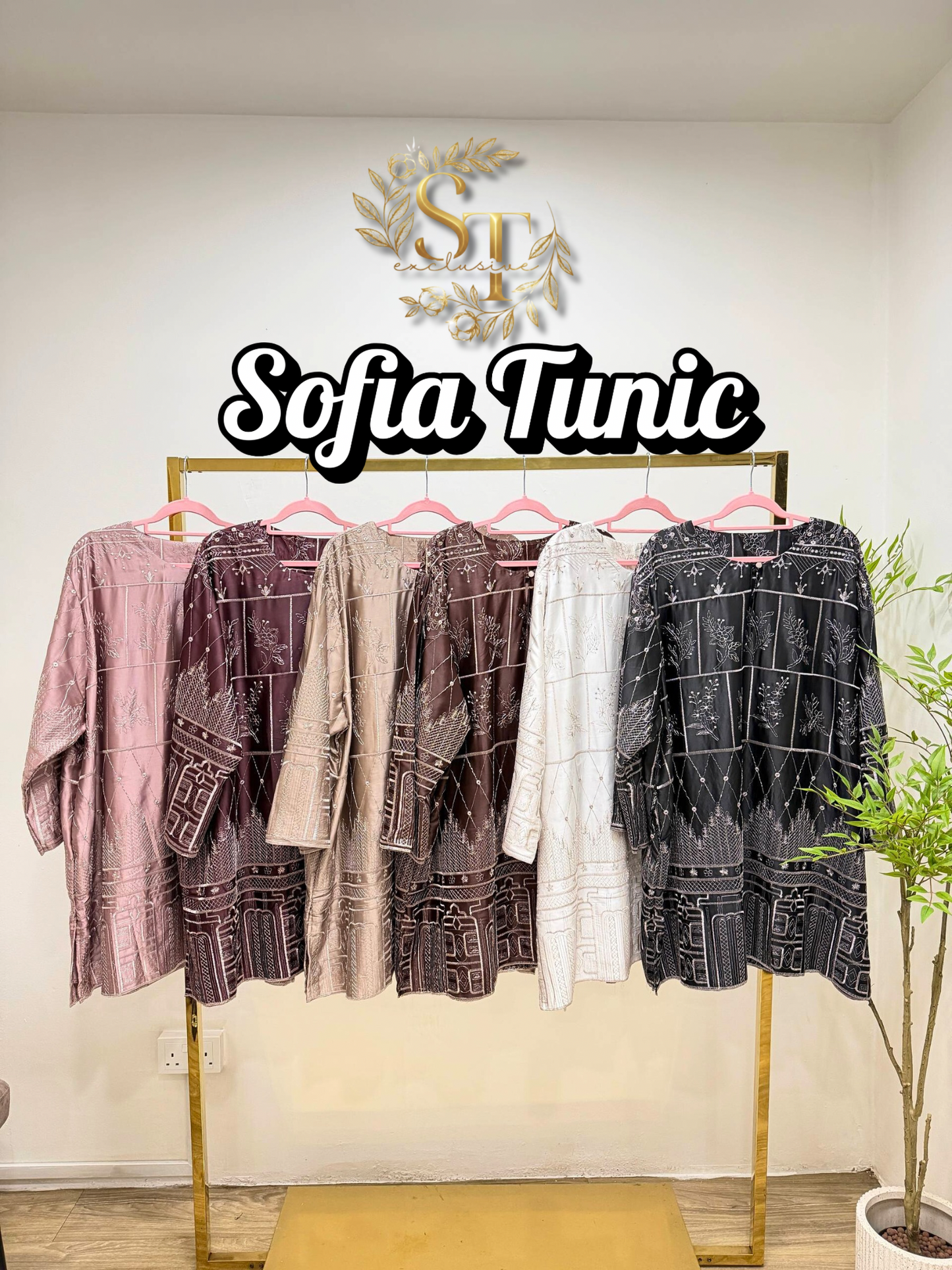 Sofea Tunic Premium Armani Silk