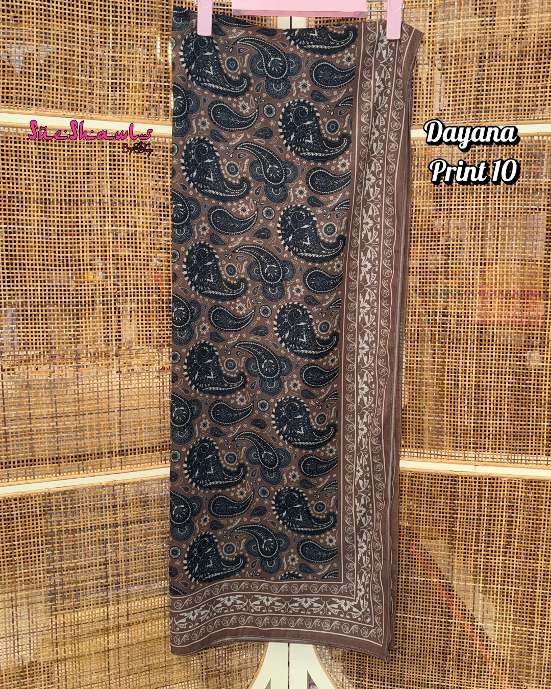 Dayana Printed 1.8M Shawl Premium Chiffon