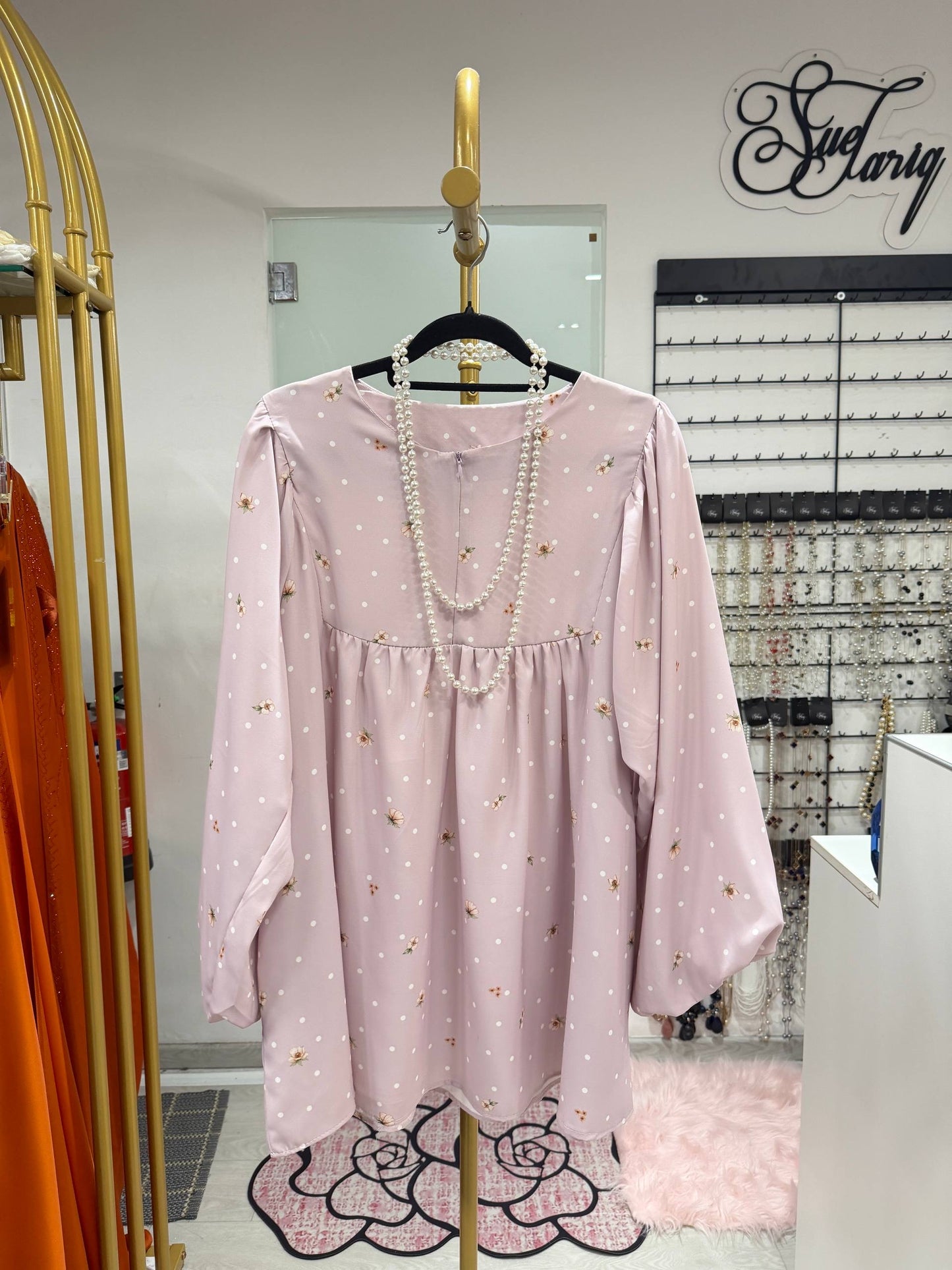 Jazlina Babydoll Printed Top