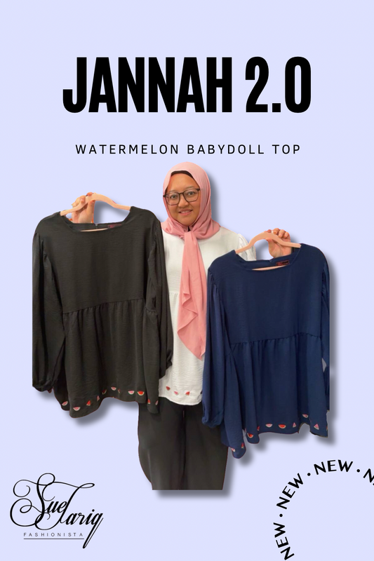 Jannah 2.0 watermelon babydoll top