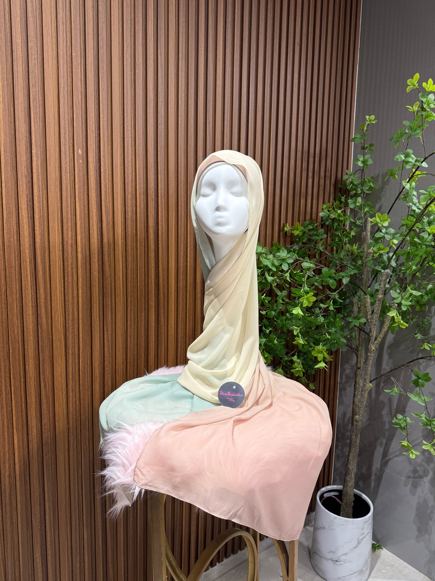 Premium chiffon Ombre Shawl
