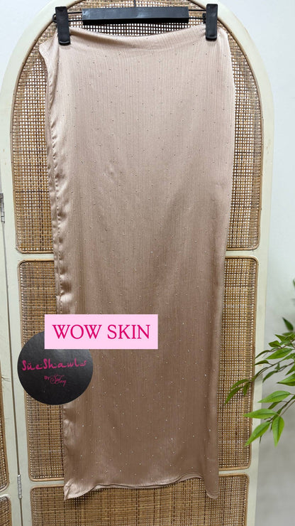 Wow shimmer shawl with small bling