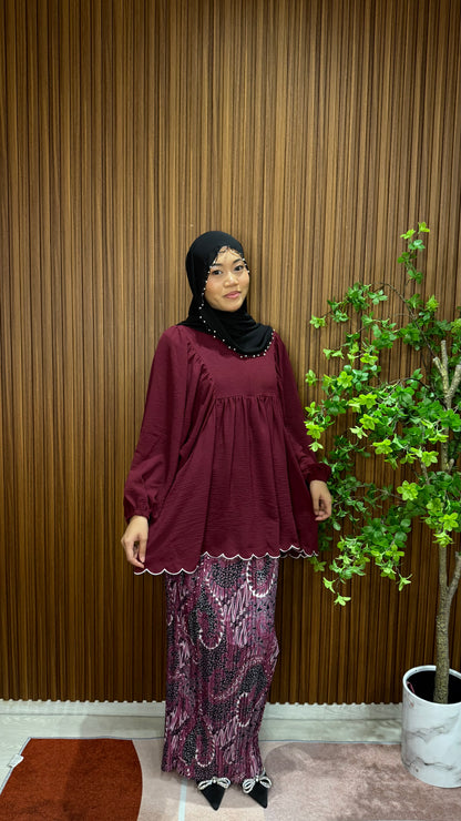 Aluna batwing Babydoll Crinkled