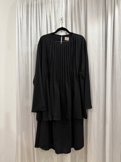 Hannah Plain Front Pleated Skirt Set