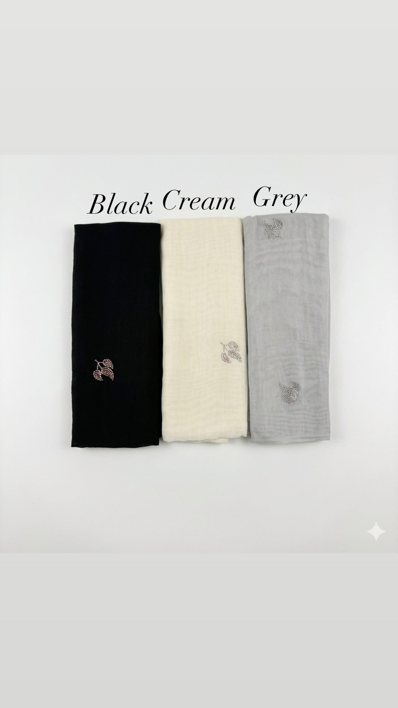 Fitri Bawal Bling Leaf Design