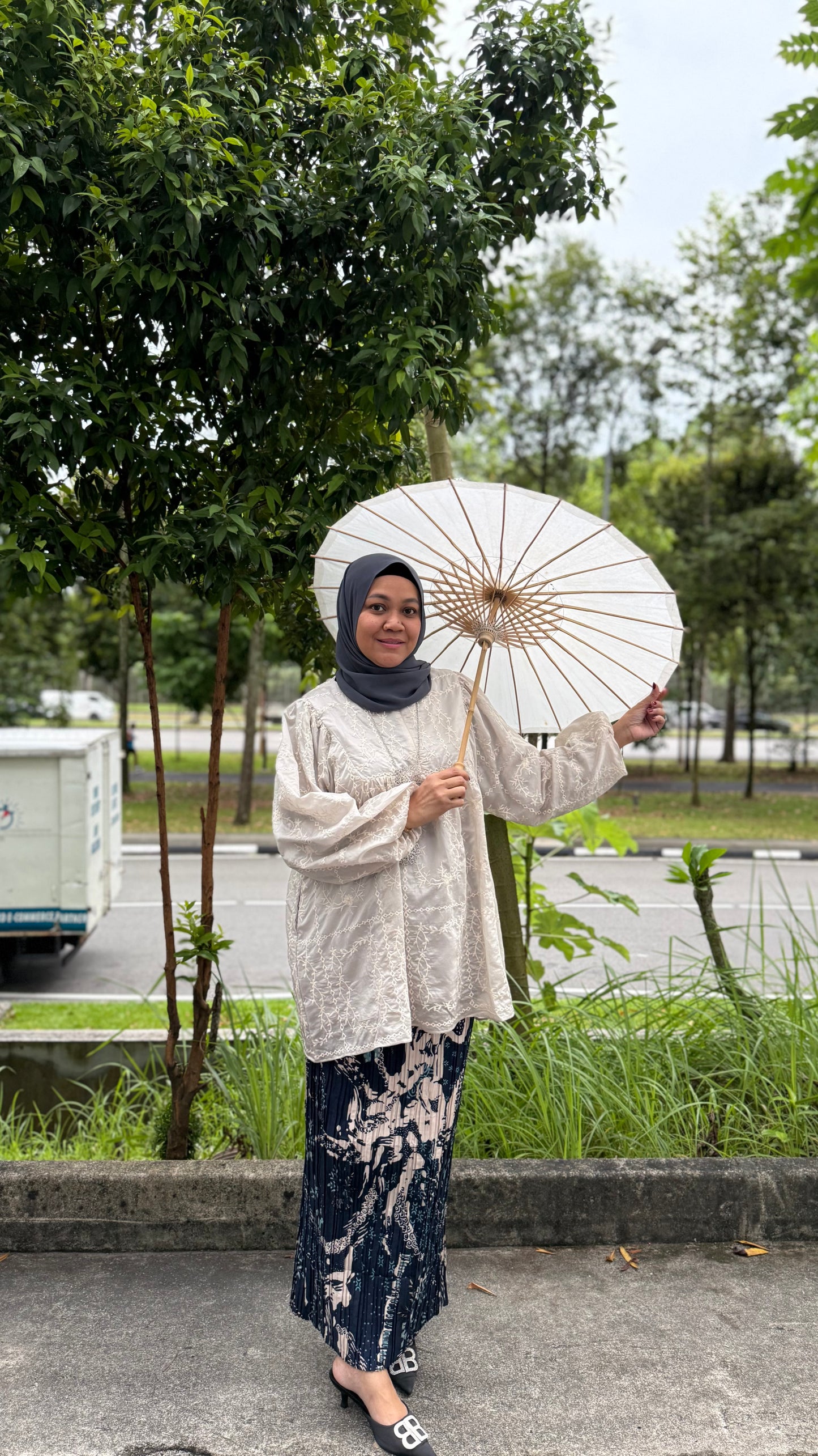 Agnes Premium Paper Silk Top With lining