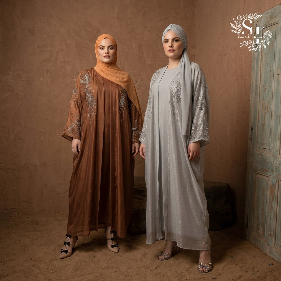 Abaya Alwiyah 2-piece Bling Dubai