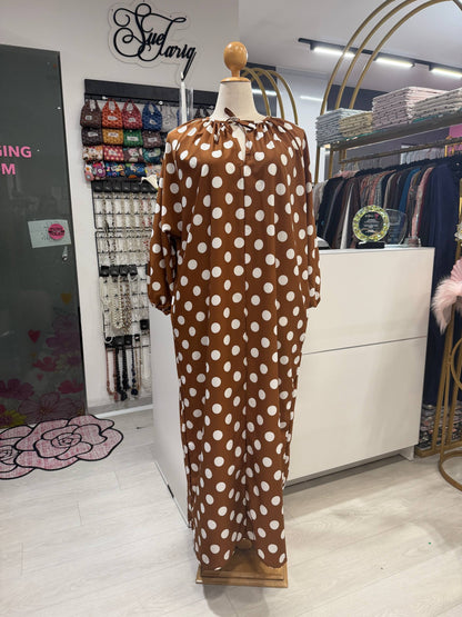 Eloise Polka Dot Raglan Dress