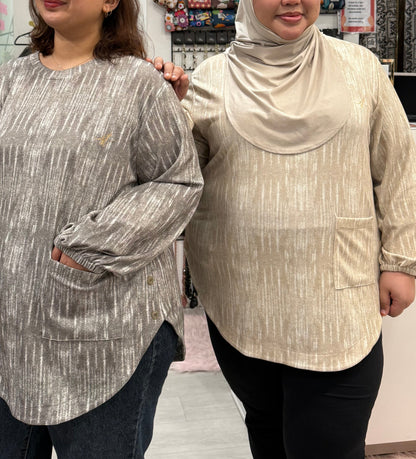 Natalie Batwing Top With Front Pocket