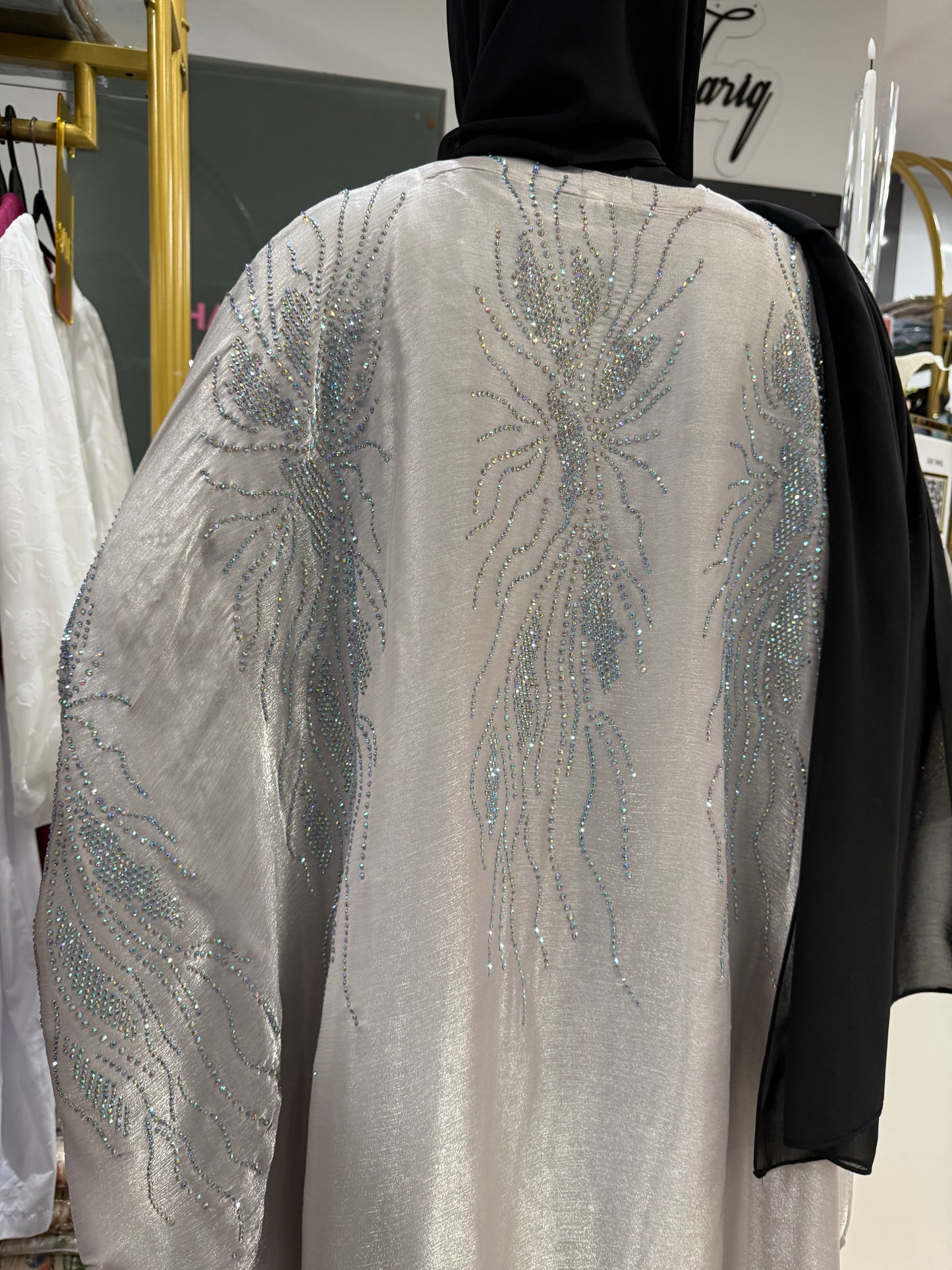 Abaya Alwiyah 2-piece Bling Dubai