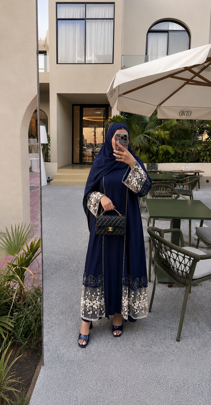 Elisya Lace 2-piece Abaya Dubai