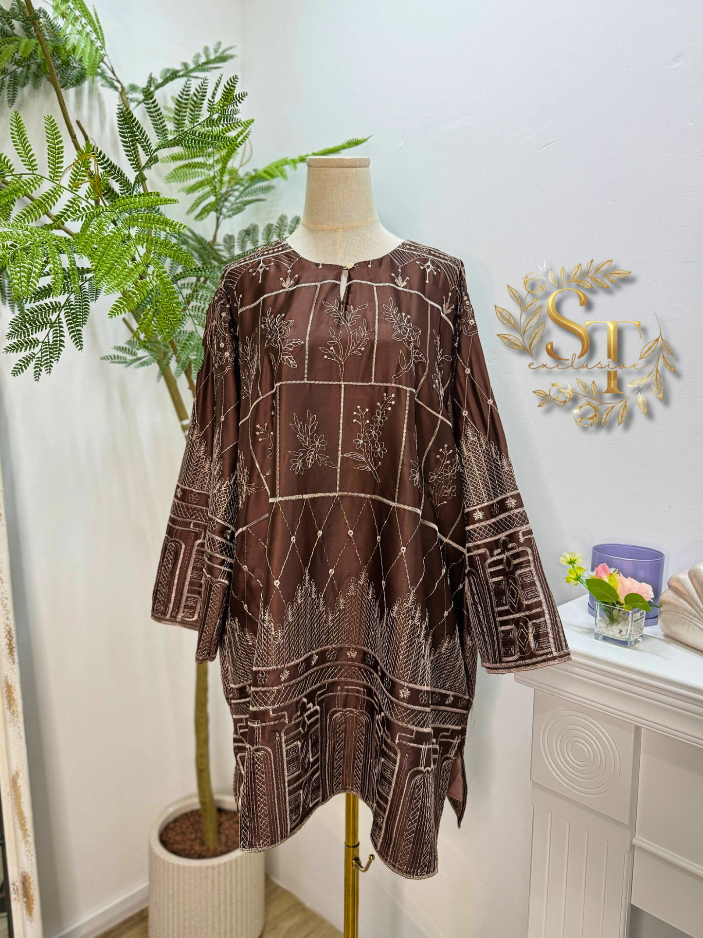 Sofea Tunic Premium Armani Silk