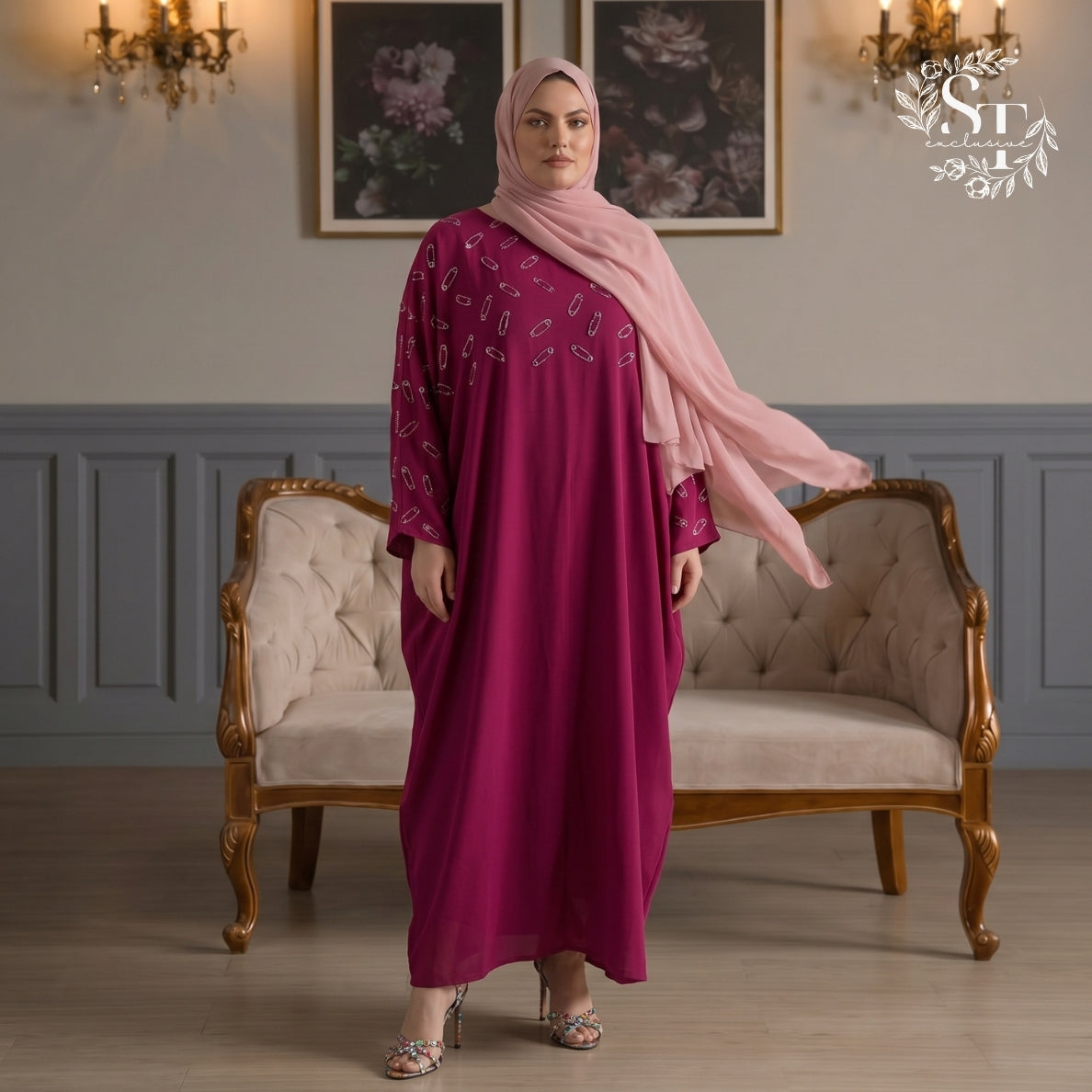 Abaya Zoria Dubai Batwing