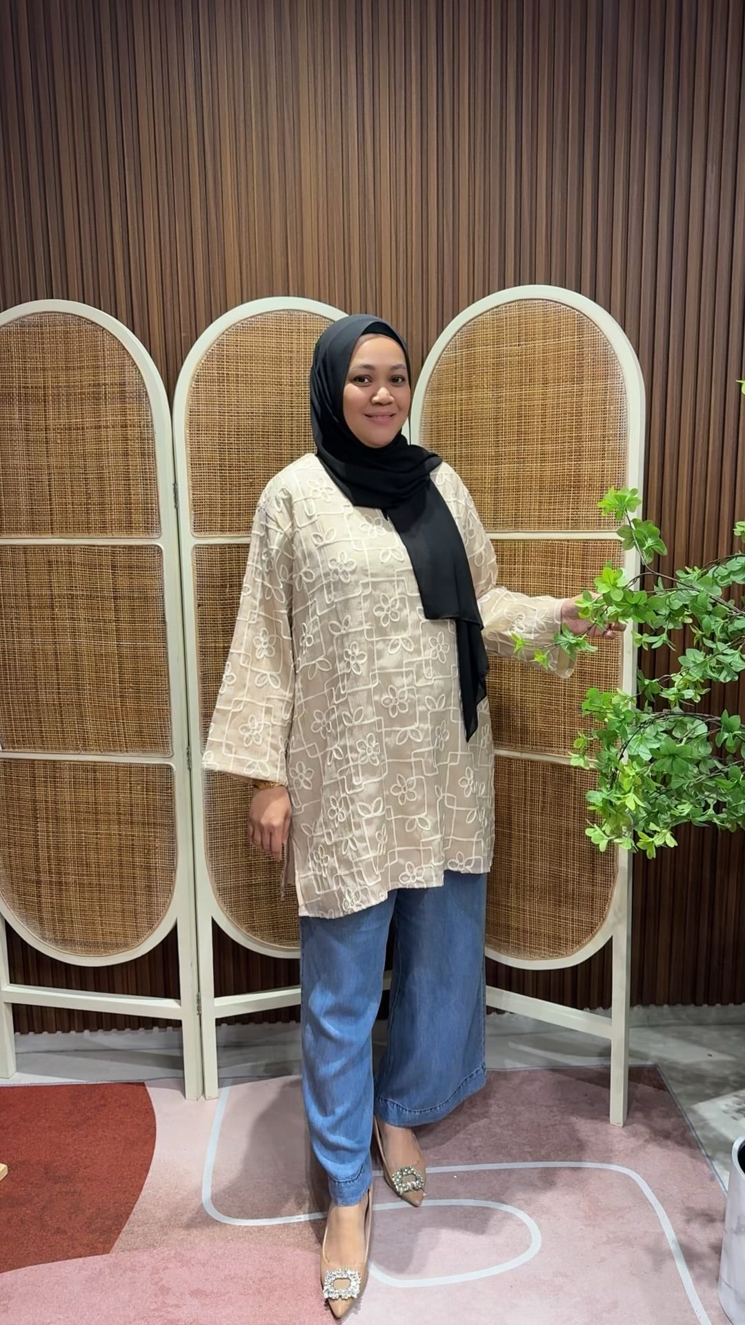 Adinda Cotton Eyelet Tunic