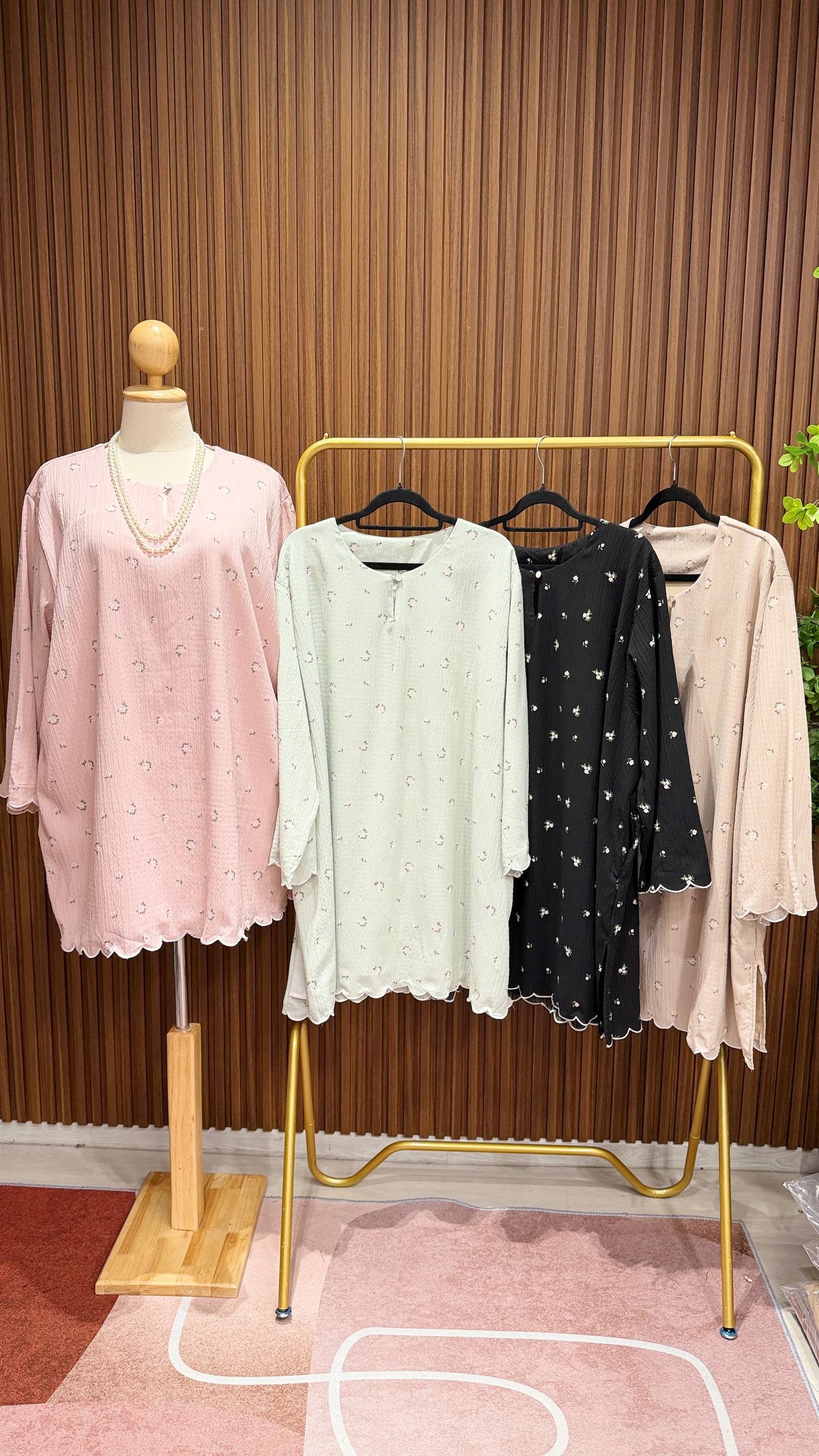 Naomi Printed Tunic Premium Crinkled