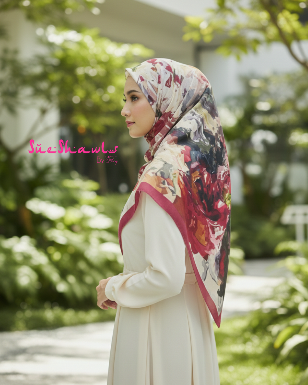 Aleena Premium cotton viole Printed Bawal