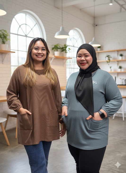 Nara Waffle Casual Top