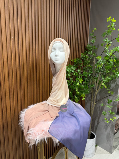 Premium chiffon Ombre Shawl