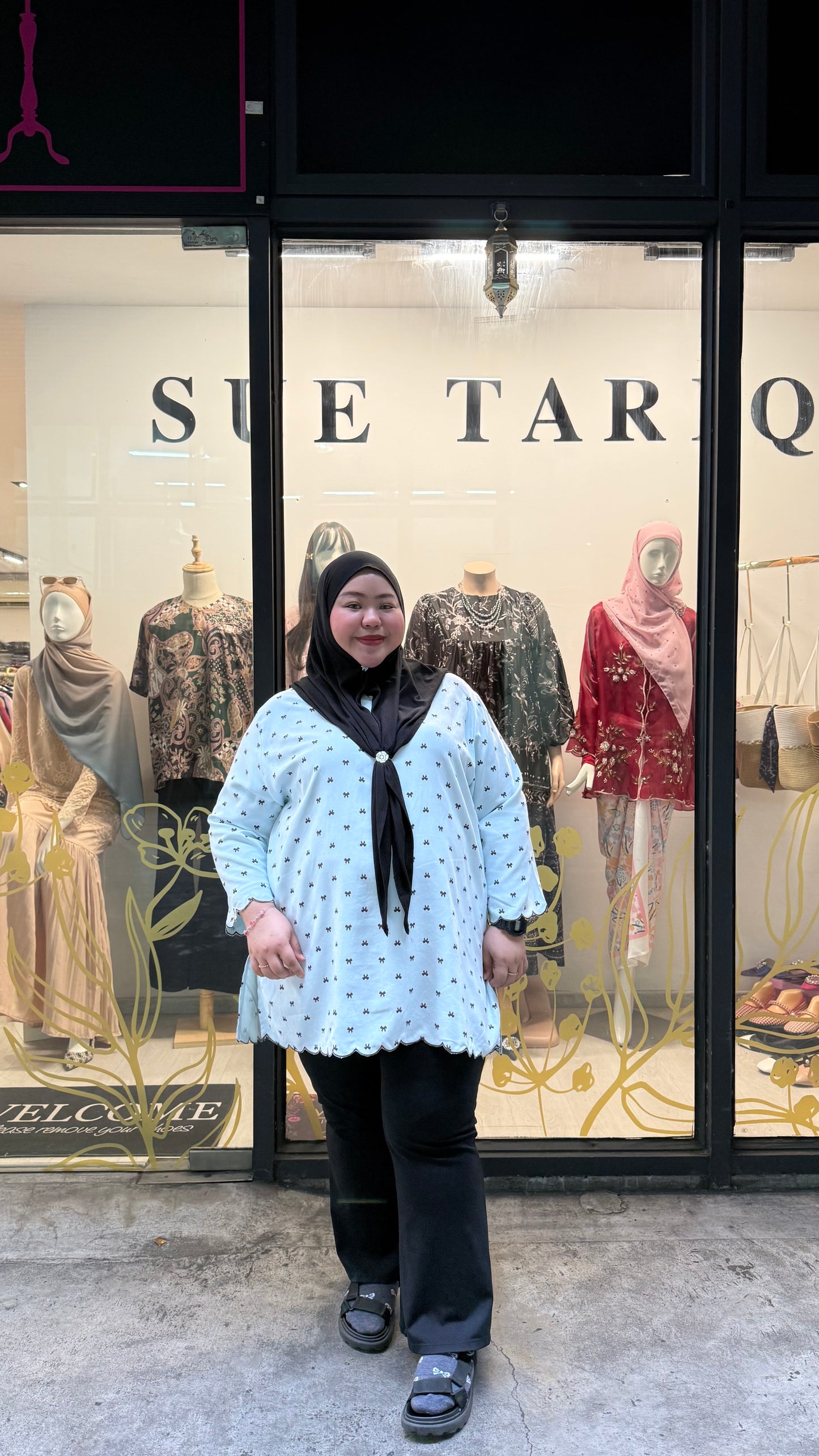 Nur Ribbon Tunic Baby Curduroy