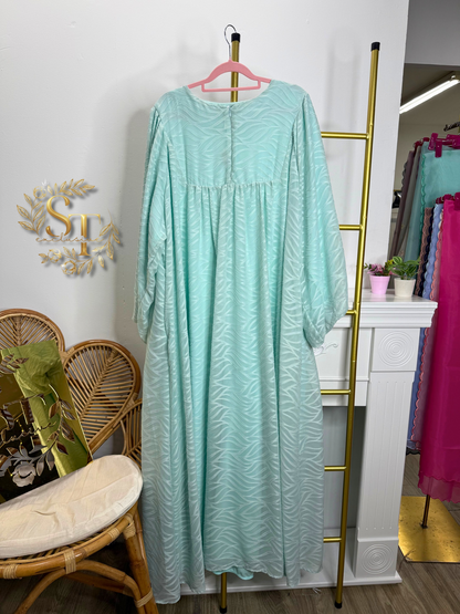 Rindiyani Plus Size Cotton Embossed Dress