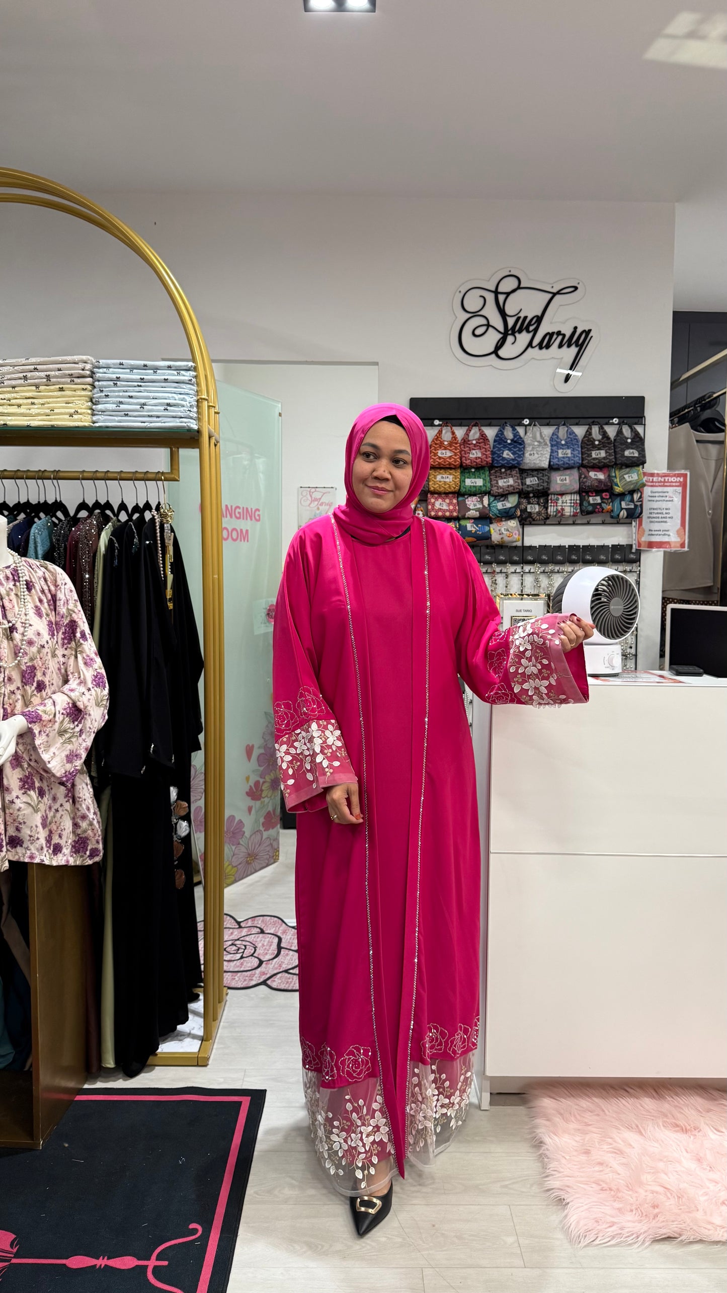 Elisya Lace 2-piece Abaya Dubai