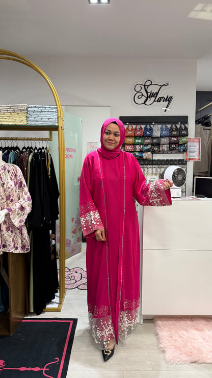 Elisya Lace 2-piece Abaya Dubai