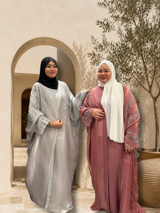Abaya Alwiyah 2-piece Bling Dubai