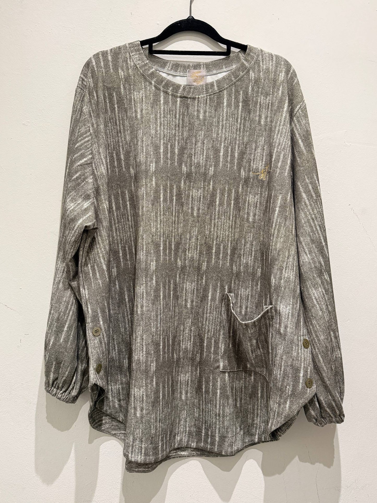 Natalie Batwing Top With Front Pocket